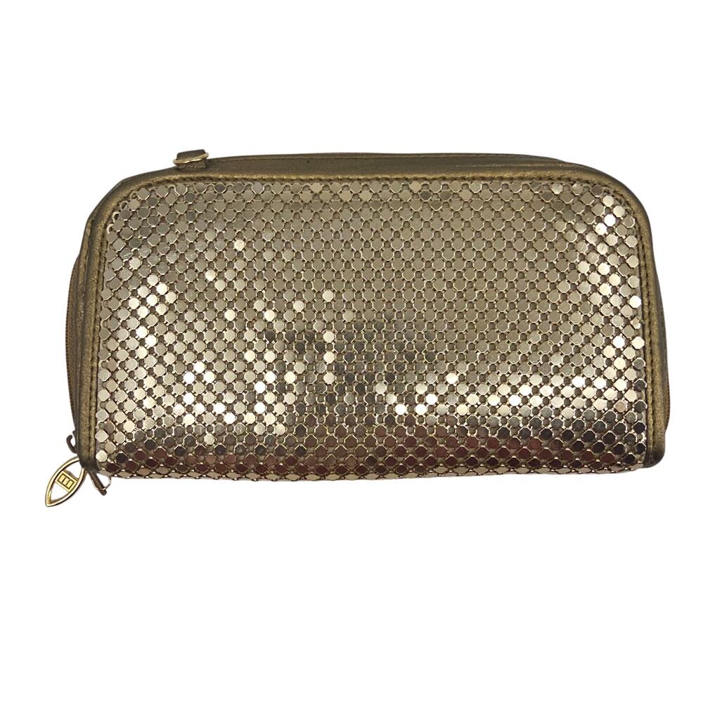 Bags By Marlo Gold Chain Mail Bag Vintage Gold Metal Mesh Clutch Purse No Chain